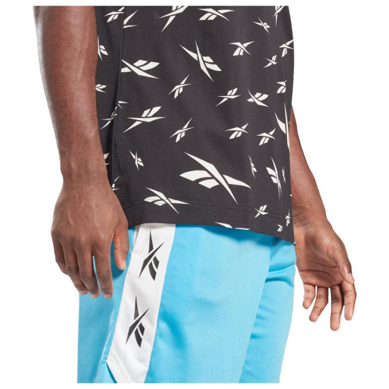 Reebok Ανδρική κοντομάνικη μπλούζα Te Aop Vector